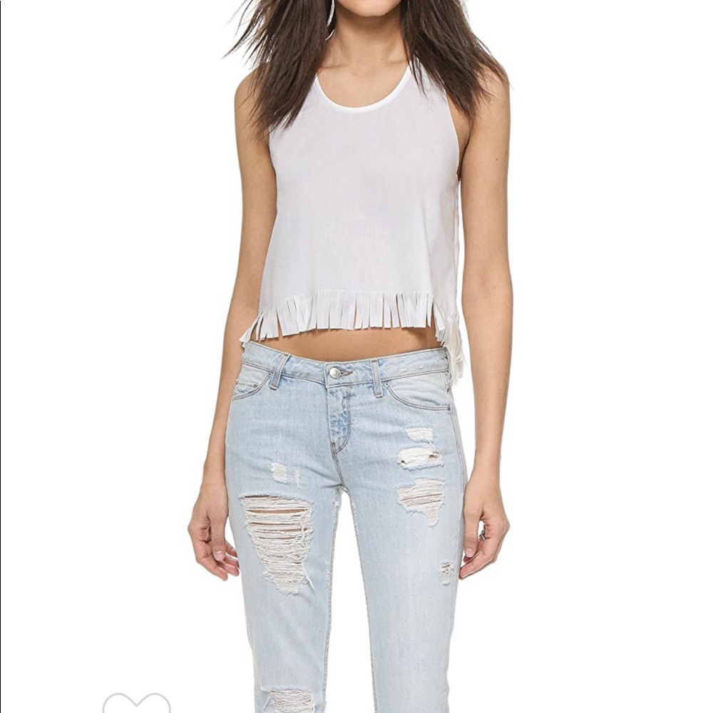 NWT Fringe tank perfect for festival season